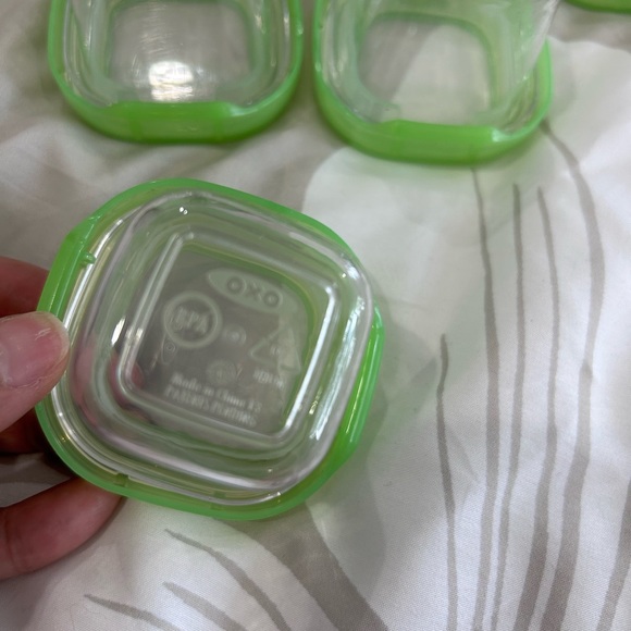 OXO • Baby Block Containers • Small • Green Tops • - Picture 7 of 7